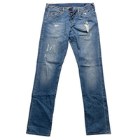 True Religion Light Blue Distressed Jeans (32W)
