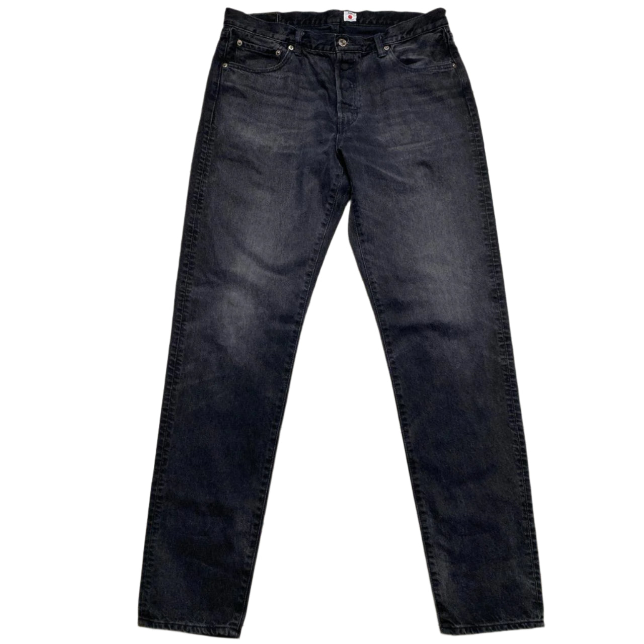 Edwin Grey Charcoal Regular Tapered Baggy Jeans (W 34)