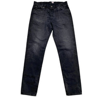 Edwin Grey Charcoal Regular Tapered Baggy Jeans (W 34)