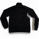 Adidas Vintage y2k Football Black Grey and White Tracksuit Jacket (S)