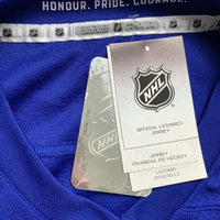 Toronto Maple Leafs Blue and White Hockey NHL Jersey (L)