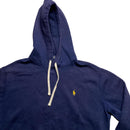 Polo Ralph Lauren Navy and Yellow Pony Pullover Hoodie (L)