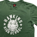 Hawkins High School Nike Stranger Things Green and White T Shirt (S)
