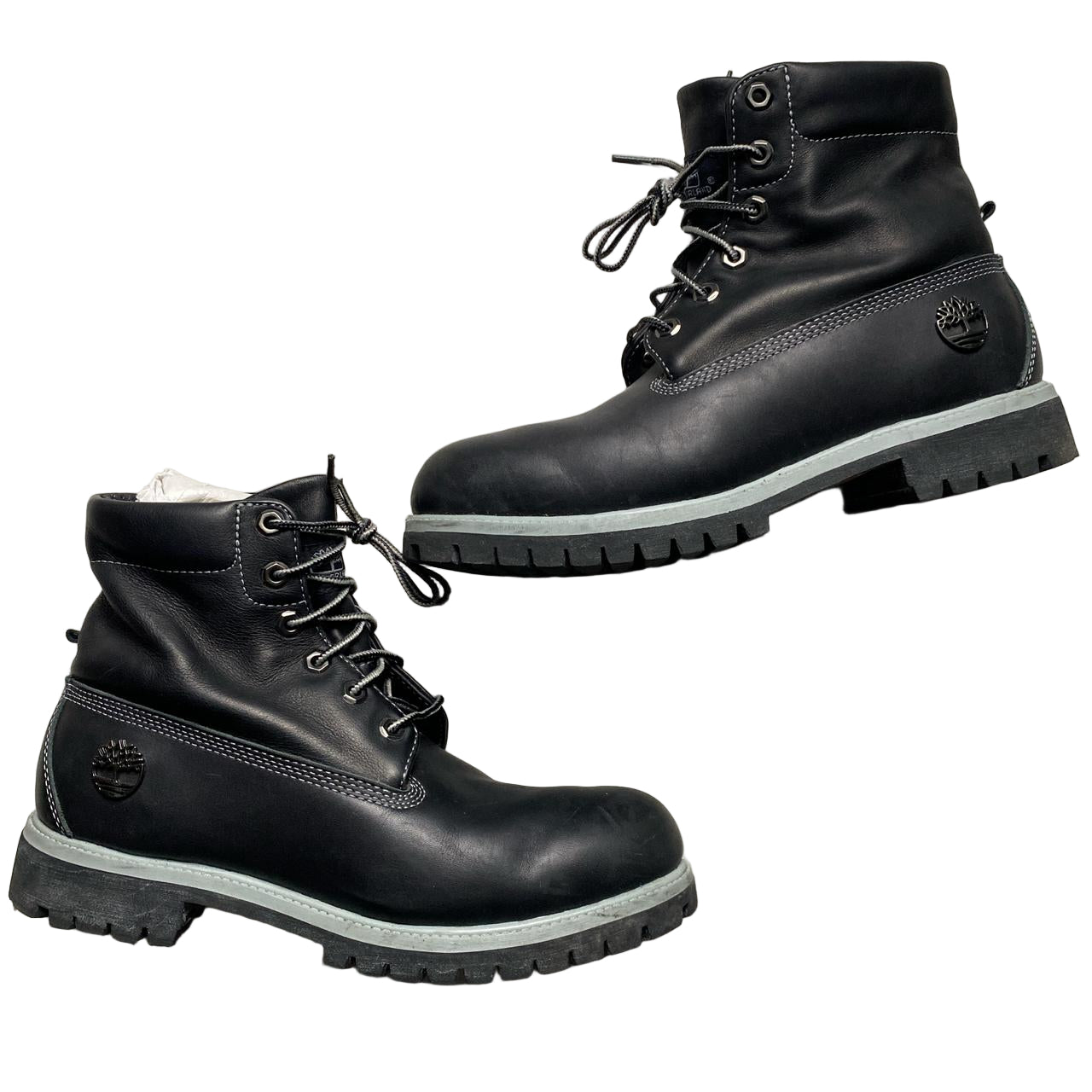 Timberland Black Leather Boot (UK 9.5)