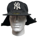 New York Yankees Black and White Dog Ear Fitted Cap