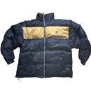 Petroleum Vintage 90’s Reversible Fleece Navy and Cream Puffer Jacket (XL)