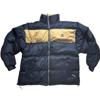 Petroleum Vintage 90’s Reversible Fleece Navy and Cream Puffer Jacket (XL)