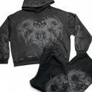 Named Collective Euphoria Black and Grey Puff Print Full Tracksuit (XL)