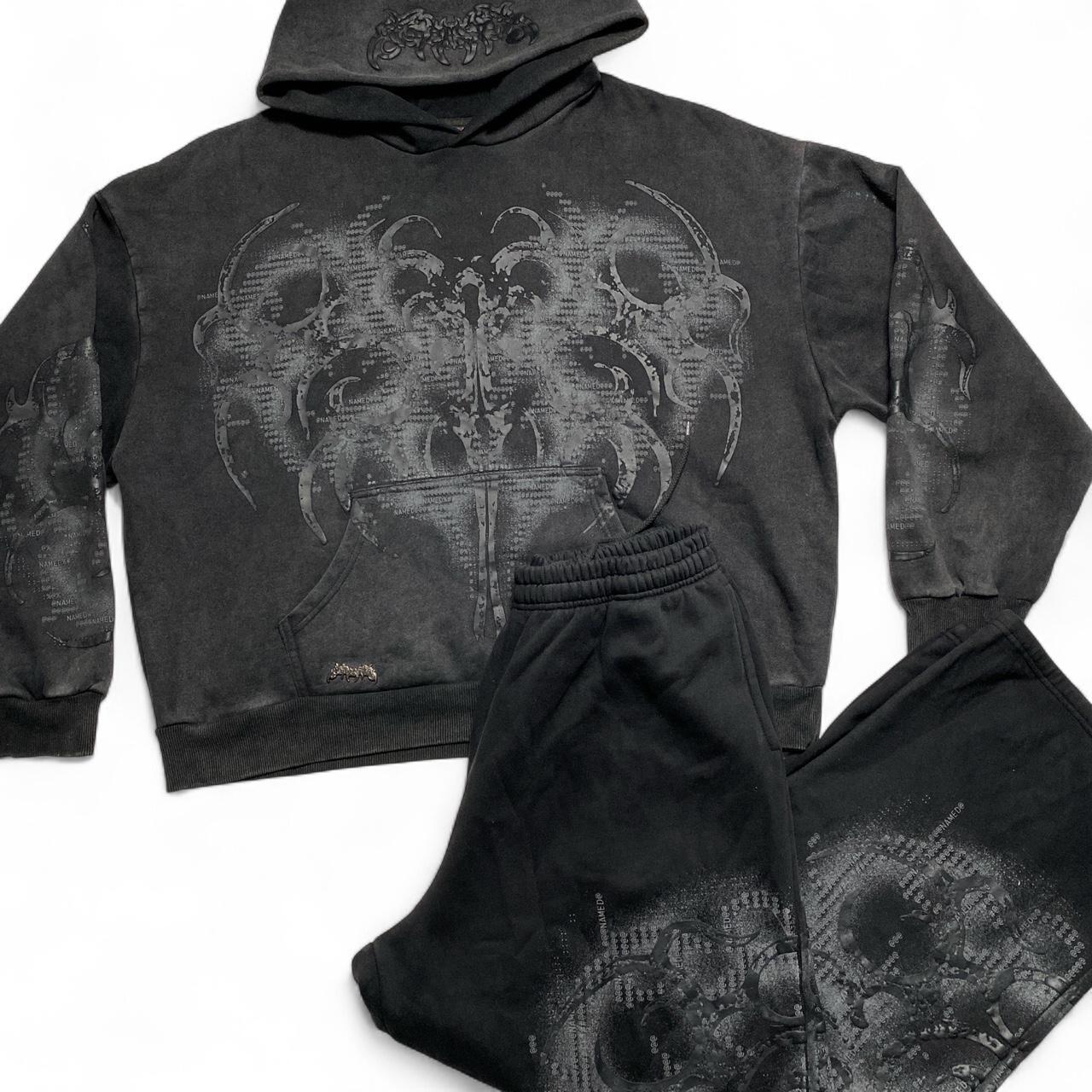 Named Collective Euphoria Black and Grey Puff Print Full Tracksuit (XL)