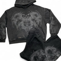 Named Collective Euphoria Black and Grey Puff Print Full Tracksuit (XL)
