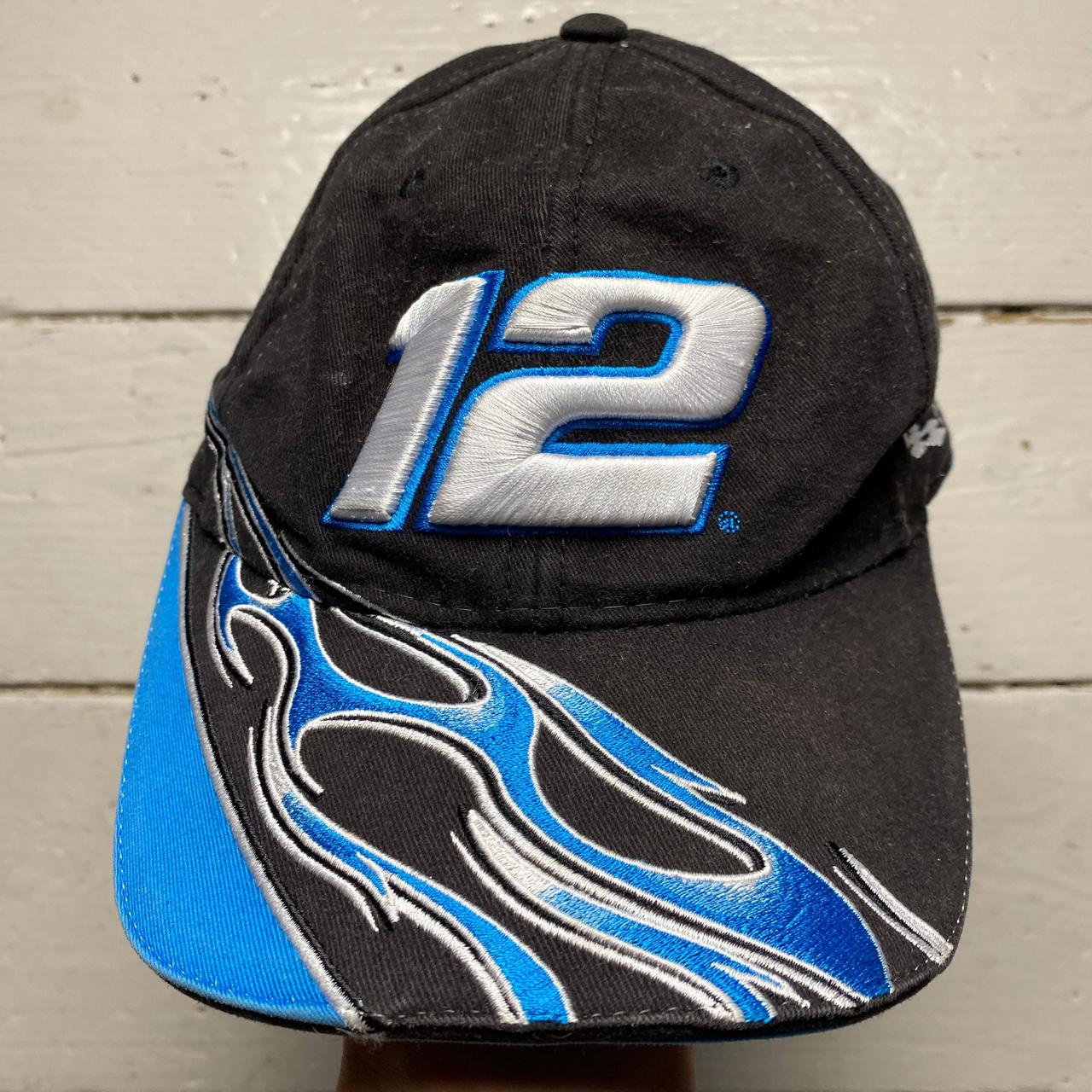 NASCAR Penske Racing Newman Number 12 Black and Blue Cap