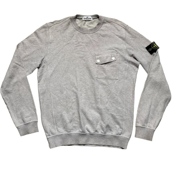 Stone Island Grey Crewneck Jumper (L)
