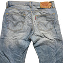 Levis Vintage 501 Baggy Light Blue Stonewash Jeans (32W)