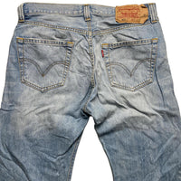 Levis Vintage 501 Baggy Light Blue Stonewash Jeans (32W)
