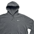 Nike Swoosh Grey and White Hoodie (XL)