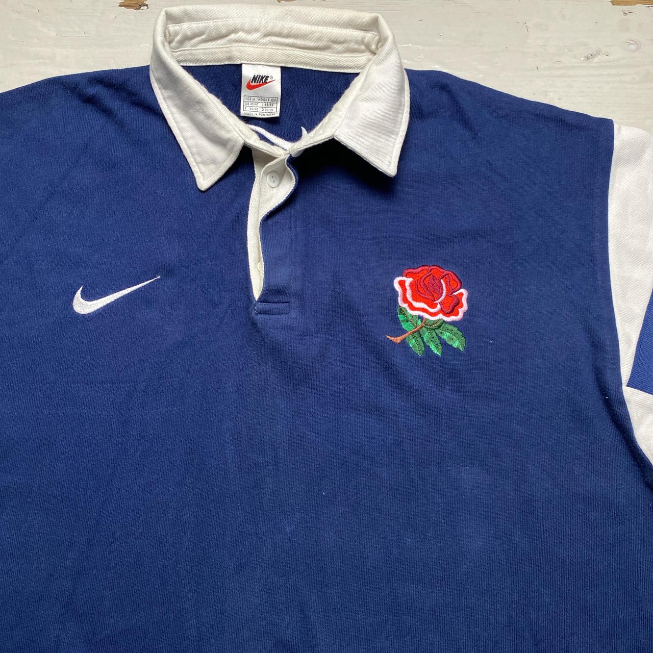 England Rugby Vintage 90’s Nike Polo Jersey