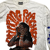 Dripping Peaches Vintage 90’s Long Sleeve T Shirt (XL)