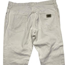 Dolce & Gabbana White and Silver Plaque Jeans (W 34)