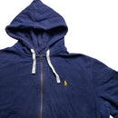 Ralph Lauren Polo Navy and Yellow Pony Hoodie (2XL)