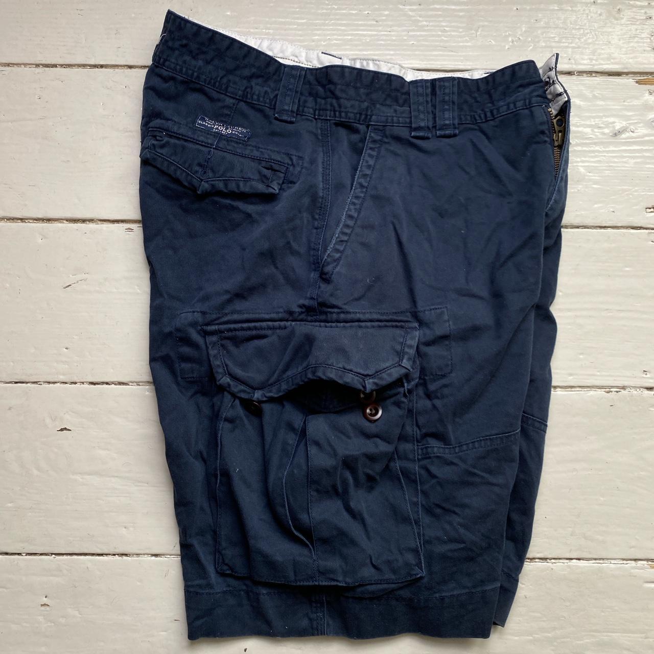 Ralph Lauren Polo Navy Cargo Baggy Shorts