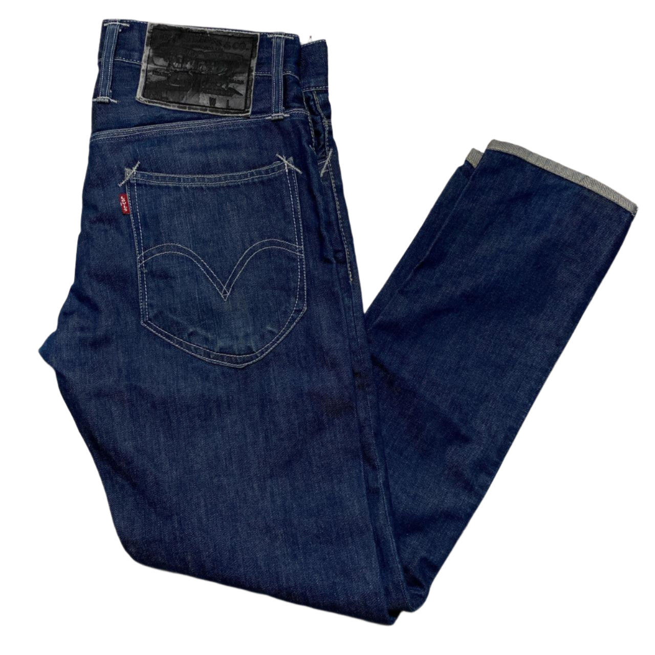 Levis 586 Baggy Navy Jeans (W 32)
