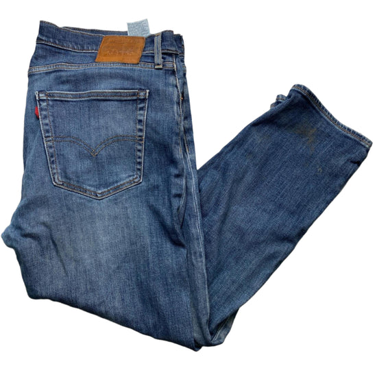 Levis 502 Blue Distressed Jeans (36W)