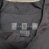 Nike Vintage Golf Grey Shell Nylon Quarter Zip Over Jumper (XL)