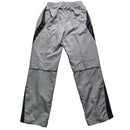 Nike Silver and Grey Swoosh Baggy Vintage y2k Shell Trackpant Bottoms (M)