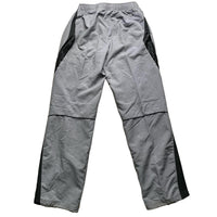 Nike Silver and Grey Swoosh Baggy Vintage y2k Shell Trackpant Bottoms (M)