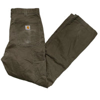 Carhartt Vintage Khaki Carpenter Cargo Trousers (32W)
