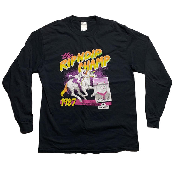 Rip n Dip Black Long Sleeve T Shirt (L)