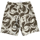 Nike ACG Vintage Y2K Cream and Brown Floral Print Shorts (S)