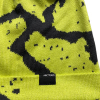 ArcTeryx Neon Yellow and Grey Beanie Hat