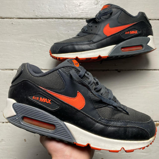 Nike Air Max Grey Orange and White