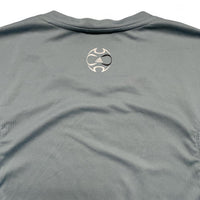 Adidas Predator Vintage y2k Grey and White Football Jersey T Shirt (L)