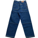 Solola Bien Navy and Green Contrast Stitch Baggy 90’s Cargo Jeans (36W)
