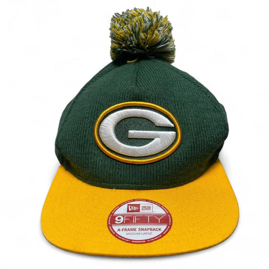 Green Bay Packers New Era Snapback Bobble Beanie Hat