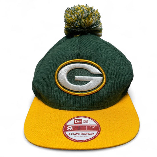 Green Bay Packers New Era Snapback Bobble Beanie Hat