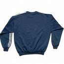 Adidas Vintage Navy and White Jumper (L)
