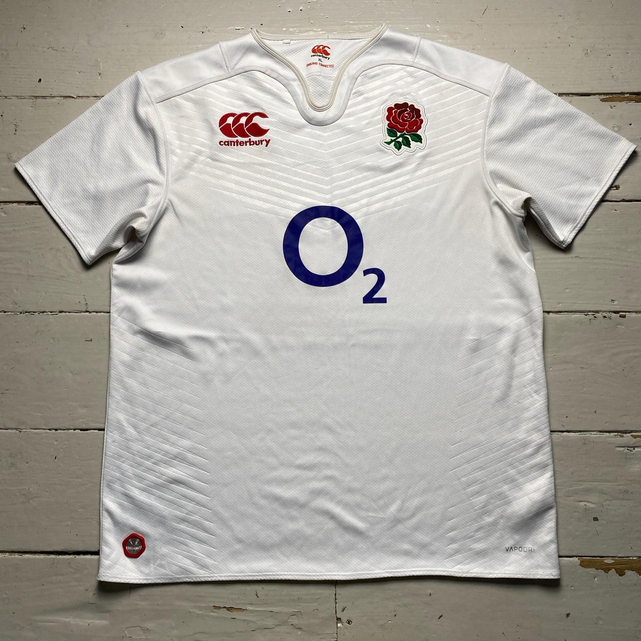 Canterbury England Rugby Union O2 Rugby Jersey