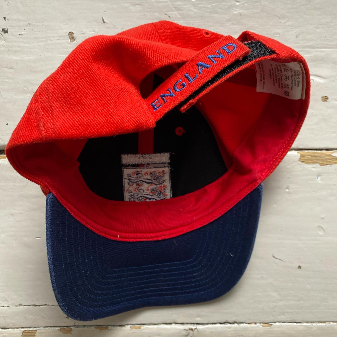 England Vintage Red and Navy Cap