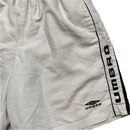 Umbro Vintage y2k White and Black Shell Trackpant Shorts (L)