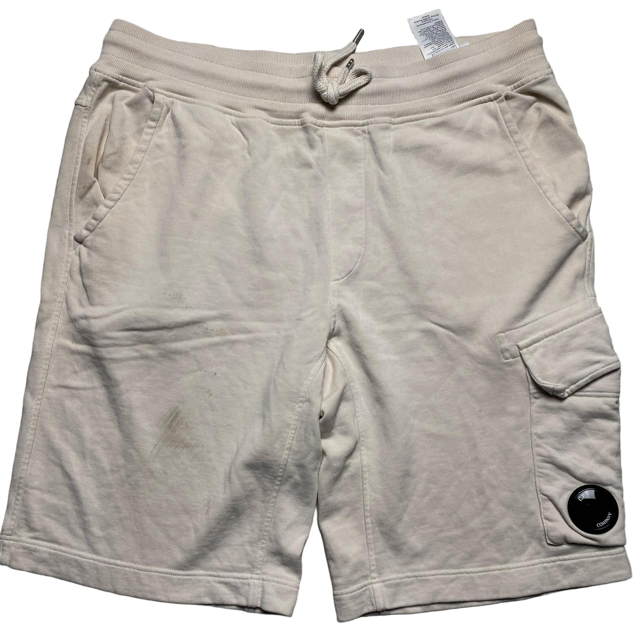 CP Company Cream White Shorts (34W)