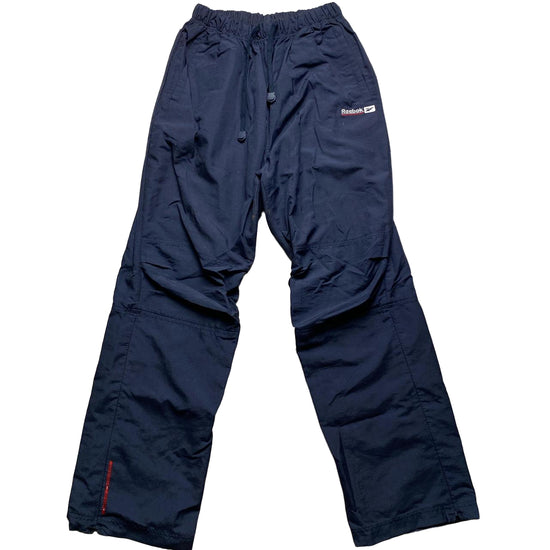 Reebok Navy Baggy Shell Trackpant Bottoms (UK 12)