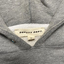 Deputy Dept Department Kyoto Grey Gem Womens Cropped Hoodie (L)