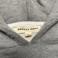 Deputy Dept Department Kyoto Grey Gem Womens Cropped Hoodie (L)