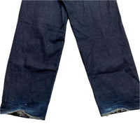 Edwin Distressed Selvedge Wide Pant Navy Baggy Jeans (32W)