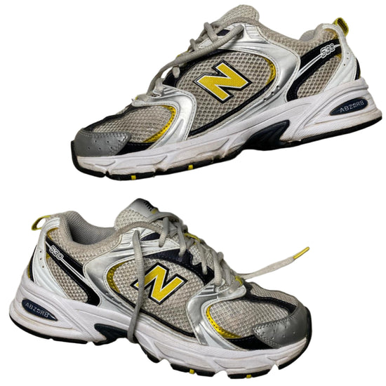 New Balance 530 White Black and Yellow Trainers (UK 6)