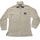 South Pole Vintage y2k 90’s Cream and Navy Quarter Zip Jumper (XL)