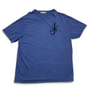 JW Anderson Anchor Blue and Black T Shirt (XL)